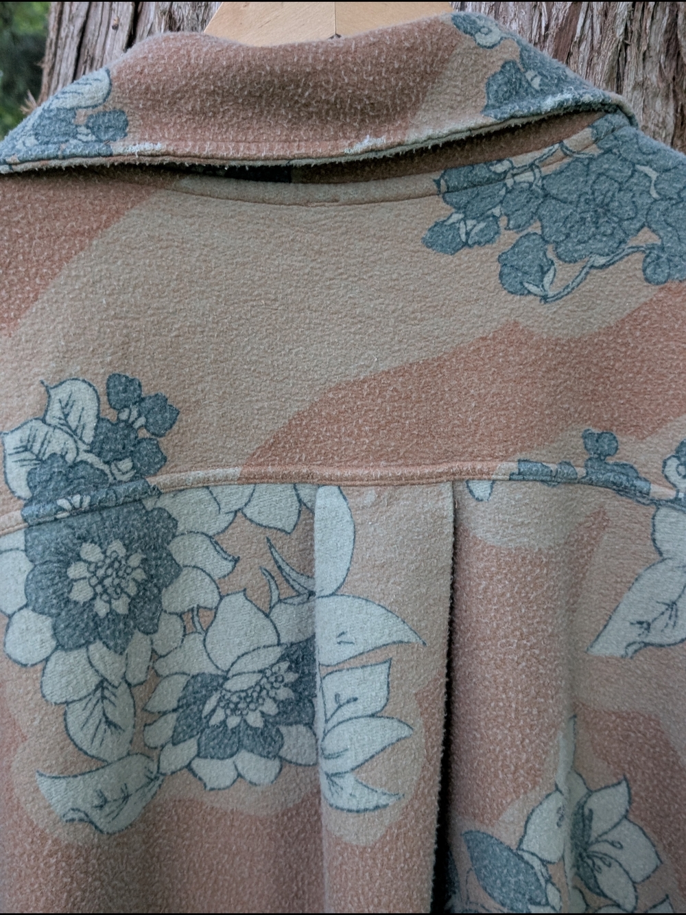 Free People Women's Shacket Floral Cotton Size Large Oversized - Picture 8 of 10